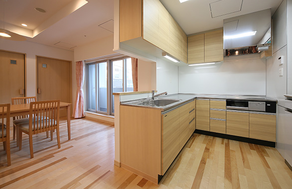 内観・外観のイメージ ユニットキッチン